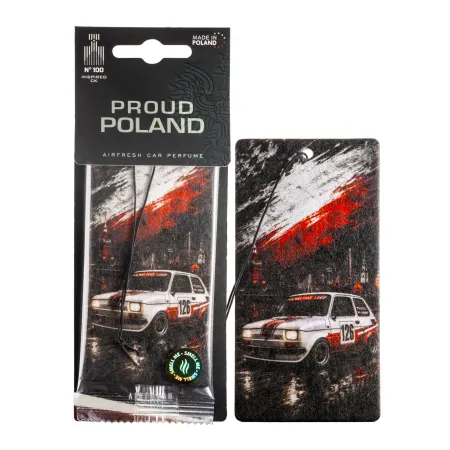 PROUD POLAND: No. 100 - perfumowana zawieszka do auta